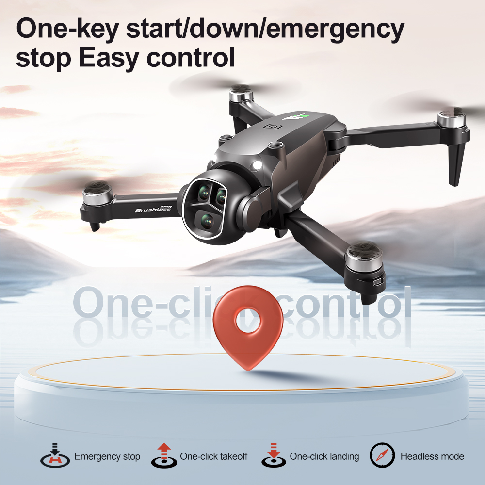 Dron M7 z silnikiem bezszczotk – Drone Gimbal 2 Axis recenzja i cena