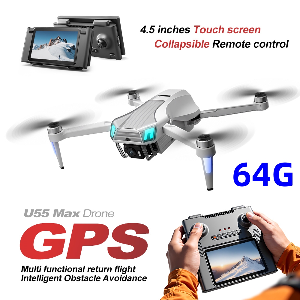 NCZOBOE U55 Dron GPS z pilotem – Drone Gimbal 2 Axis recenzja i cena