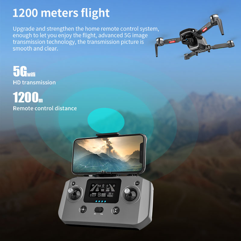 L106 Pro 3 Drone 5G WIFI FPV S – Drone Gimbal 3 Axis recenzja i cena